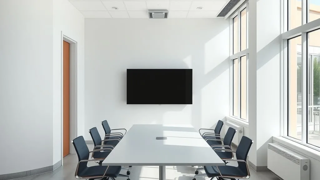 Espacio de trabajo profesional con luz natural